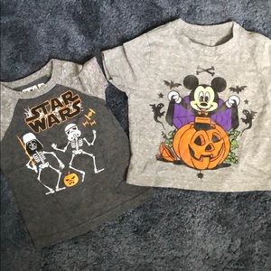 12 month Halloween Disney tees